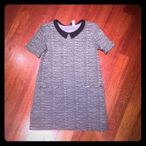 H&M Peter Pan Collar Mini Dress/Shirt sz 8